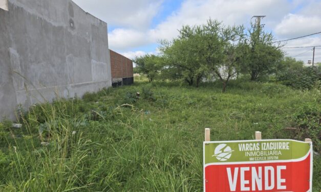 Lote en calle Pedro Balcar y casi Ejercito